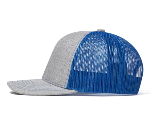 Image of Quanhaigou Trucker Hat - Mesh Snap Back - Unisex Adjustable Baseball Cap - Outdoor Hats for Men Women
