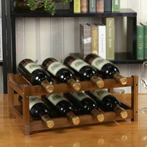 Soporte para botellas de vino FENOKD de madera de nogal miniatura 5