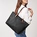 Fossil Women's Rachel Leather Tote Bag Purse Handbag, Black/Brown (Model: ZB7507001)