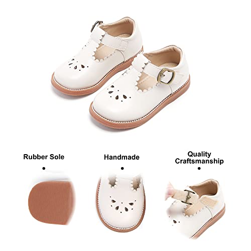 Image of Felix & Flora Toddler Little Girl Mary Jane Dress Shoes - Ballet Flats for Girl Party School Shoes