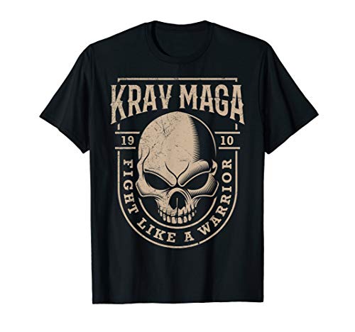 Skull Krav Maga Warrior - Combat and Self Defense Gift T-Shirt