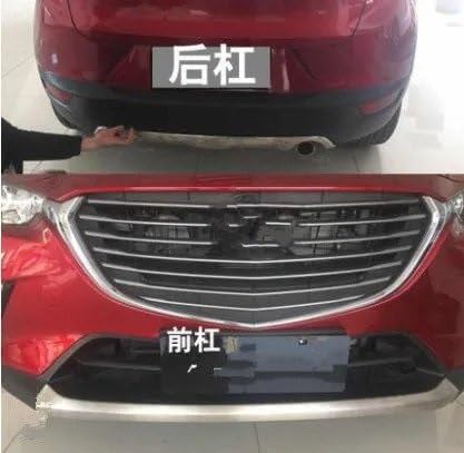 Parachoques trasero difusor para Mazda CX-3 2017-2019 en acero inoxidable 2