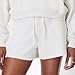 Sweaty Betty Revive Casual Boxy Sweat Shorts Lily White