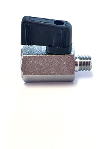 RUB S35BZ0Q S35 Mini Ball Valve, 1/4" FxF Wedge Handle Patented Blowout Proof Stem Industrial/Pneumatic Use One Piece Drawn Brass 100% Made in Italy, 0.25"