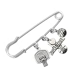 Tofficu Große Basketball Brosche Damen Metall Anstecknadel mit...