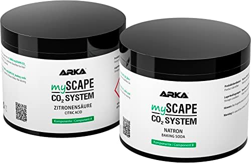 Recambio CO2 Acuario 2X 400 g - myScape Ácido Cítrico Bicarbonato