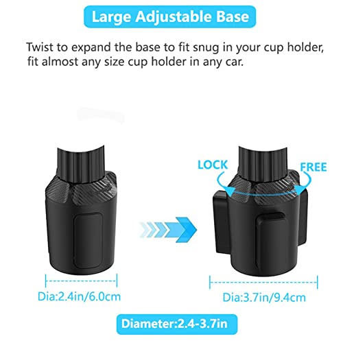 Bandeja Portavasos Giratoria Ajustable 360° para Auto miniatura 7