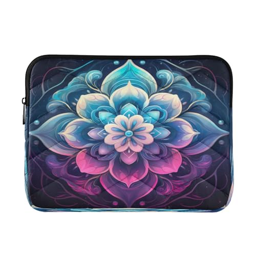 Funda Mandala Purple Blue para portátiles 13-14 pulgadas