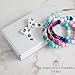 Adjustable Pet Collar For Small Medium And Large Dogs Beaded Silicone Dog Necklace Handmade Girl Bling Fancy Female Cats Pretty Pearls Perla Cute Rinbow Heavy Duty (Easter)