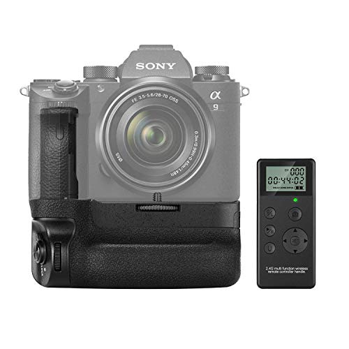 Neewer Vertical Battery Grip for Sony A9 A7III A7RIII Cameras, Replacement for Sony