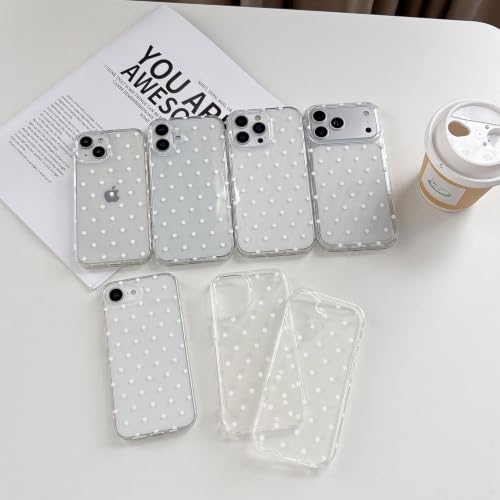QLTYPRI Cute Polka Dot Phone Case for iPhone 17e/iPhone 16e, Clear Big Dot by QLTYPRI - Used condition - Image 8