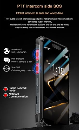 S10 MAX Robust smartphone 4G LTE 8+256GB Vattentät Mini Telefon
