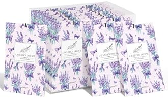 MYARO 20 Packs Fresh Lavender Scent Air Freshener for Drawer and Closet Long Lasting Sachets Bags Drawer Odor Deodorizers Home Car Fragrance