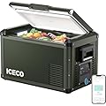 ICECO VL35 ProS 12V Refrigerator, Portable Fridge Freezer with SECOP Compressor, 35L Car Fridge Powered by AC/DC, 0?-50?, Electric Cooler for Car, Camping, Home, Travel [Olive Green Edition]