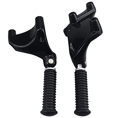 Image of Passenger Footpeg w /Mount Kit,Rear Passenger Footrests Pedal w /Mount Kit for Harley Sportster Forty-Eight 48 Seventy-Two 72 883 1200 2014-2022,Black