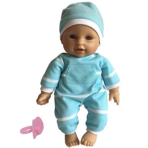 The New York Doll Collection Hispanic Soft Body Doll in Gift Box - 11 Inches / 28 cm Baby Doll (Bonus Dummy Included)