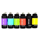 0.5W USB Recargable Luz LED Linterna Lámpara Llavero Mini Linterna de Bolsillo.