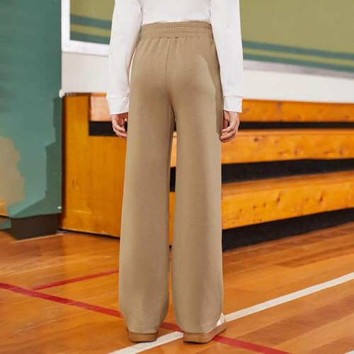 School Uniform for Girls Pants Teen Girls Straight Pants Stretchy Leggings Pant Trouser with Pockets4