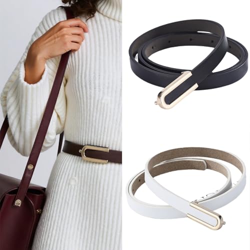 Elegant U Shaped Alloy Buckle Waist Belt Versatile Accessory For Trendy Women's Wardrobe2