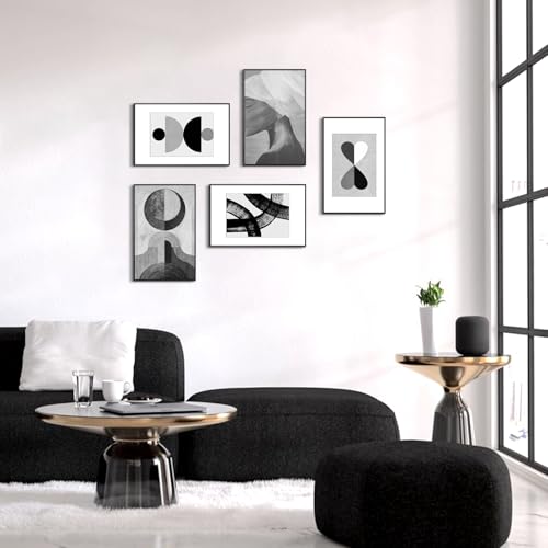 Image of Homso 11 x 17 Frame in Black 2 Packs, Metal Thin Board 11x17 Picture Frame with Acrylic Plexiglass for Pictures A4 with Mat or 11x17 without Mat for Horizontal and Vertical