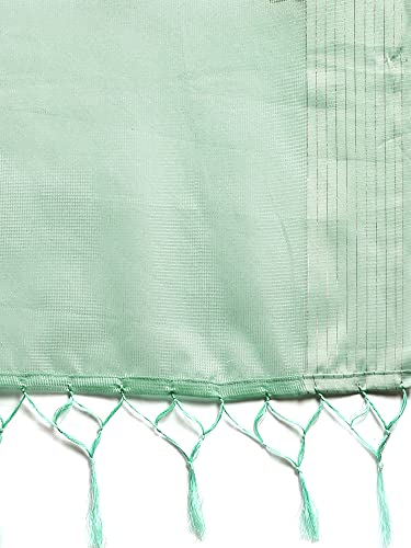 Image of AKHILAM Women's Casual Fancy net Solid Saree with Unstitched Blouse Piece(NIYATI44 M Parent)