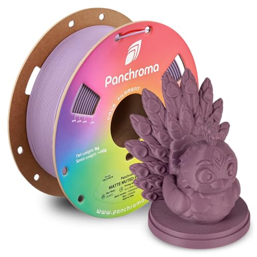 Image of Polymaker Panchroma Matte PLA Filament, Matte Muted Purple 1.75mm 1kg 3D Printing Filament, Formerly Polyterra Matte 3D Printer PLA Filament, Fit Most FDM 3D Printers, 1kg Spool (2.2lbs)