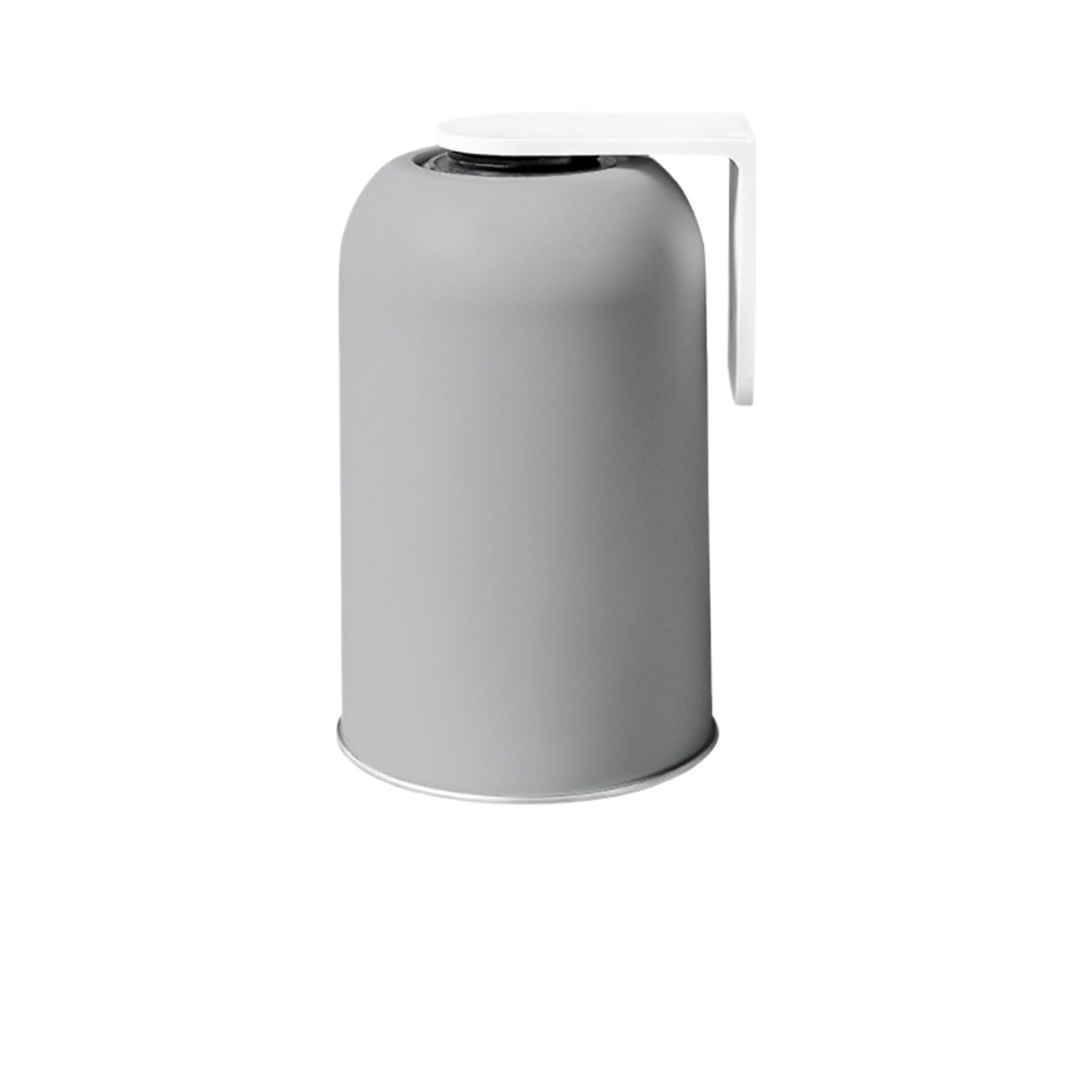 1Pcs Large Capacity Mouthwash Cup Wall Mounted No Punching Tooth Brushing Space Saving For Bathroom, Washroom(Grey)