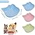 XINRUI 6 Pcs Cat Bowls Raised Anti-slip Kitten Bowls Multi-purpose Cat Food Bowls Plastic & Cute Pet Bowl Dishs for Pet Cat Dog Small Animal