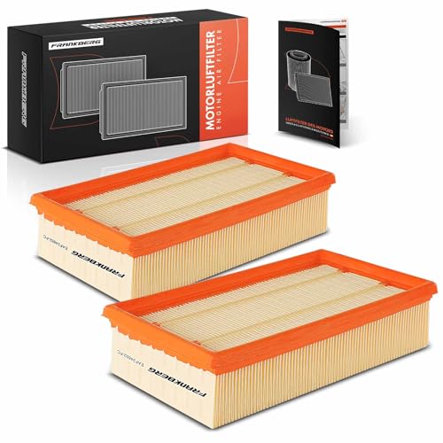 Frankberg 2x Engine Air Filters with Filters insert Compatible with Clio III BR0/1 CR0/1 2005-2014 Clio III Grandtour KR0/1 2007-2012 Modus/Grand Modus F/JP0 2004-2024 Replace# 8200399214