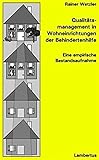  Qualitätsmanagement in Wohneinrichtungen der Behindertenhilfe: Eine empirische Bestandsaufnahme
