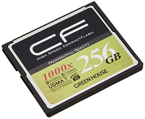 グリーンハウス CFカード UDMA7対応 ハイスピードコンパクトフラッシュ 3年保証 GH-CF256GZ