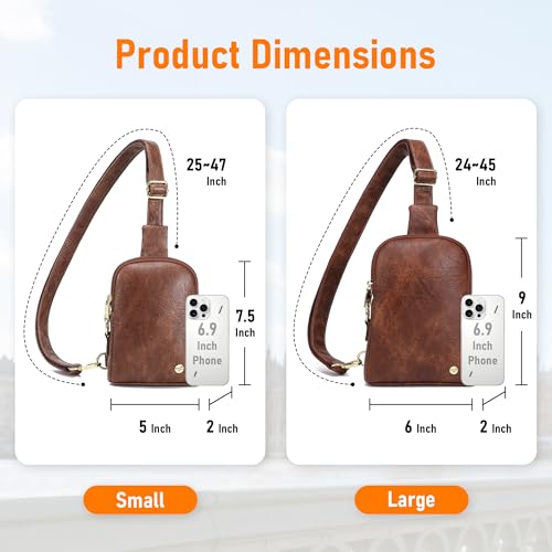 Image of INICAT Lightweight Small Crossbody Sling Bag for Women | Mini Travel Purse,Multi-pocket with Card Slots,Durable Vegan Leather,Everyday Carry