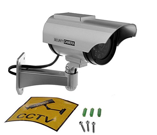 Yygift® New Outdoor Solar Power Fake Dummy Home Security Camera With Blinking Red Led Light #TOP28