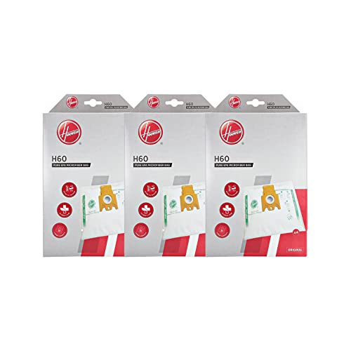 Hoover H60 Kit Mikrofaserbeutel 3 Packungen zu 4 Beuteln, Extrafilter und Anti-Geruch, Original – Ansicht 1