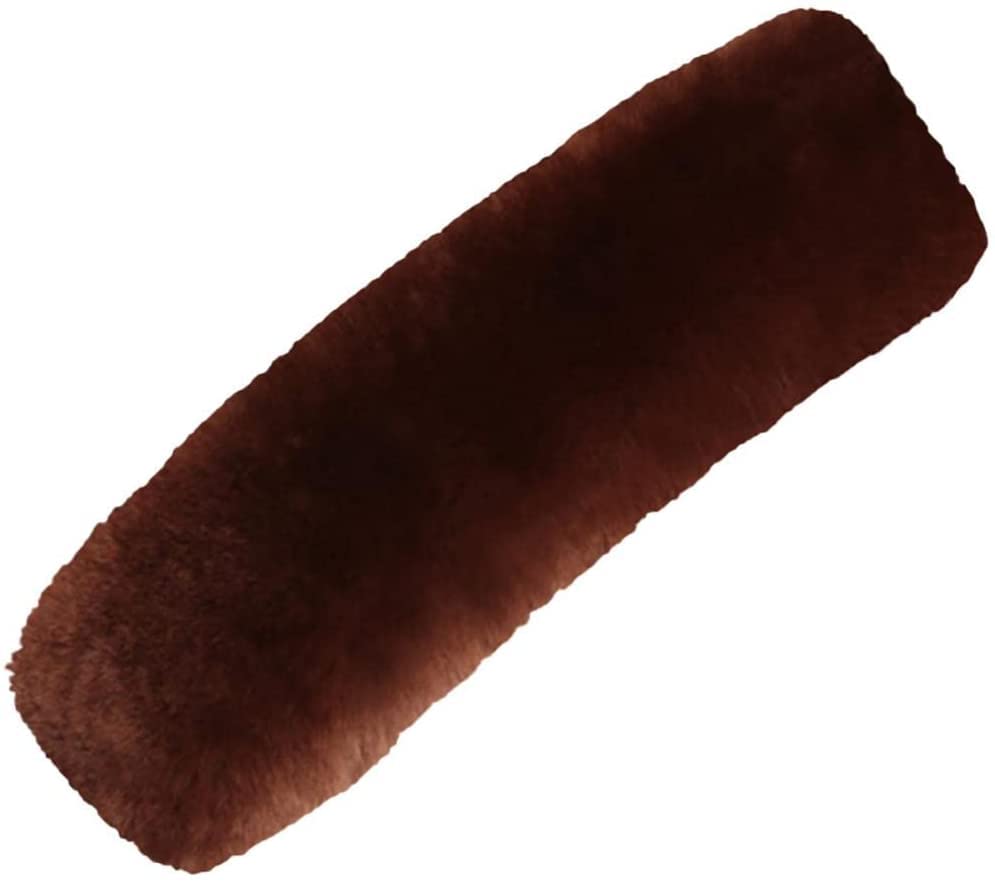 Imbottiture per Cintura di Sicurezza per Auto Protezione per Cintura di Sicurezza Soft Comfort Cintura di Sicurezza Copri Spallacci Imbottiture per Imbracatura (Saddle Brown)