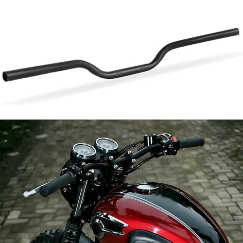 DREAMIZER 1 inch motorcycle handlebars Universal 25mm Handlebars Motorcycle Bars for Bobber Cafe Race Dirt Bike and More