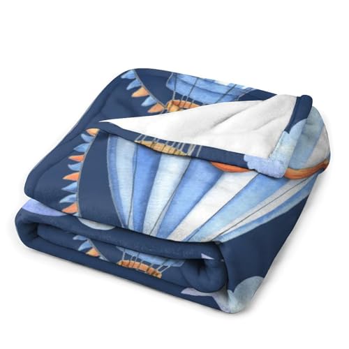 Couverture polaire montgolfière, le jeté de canapé idéal pour vos soirées cocooning - 4