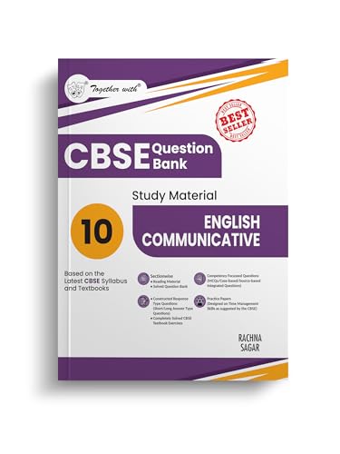 Together with CBSE Question Bank Class 10 English Communicative for 2025-26 Exam (Chapterwise & Topicwise)