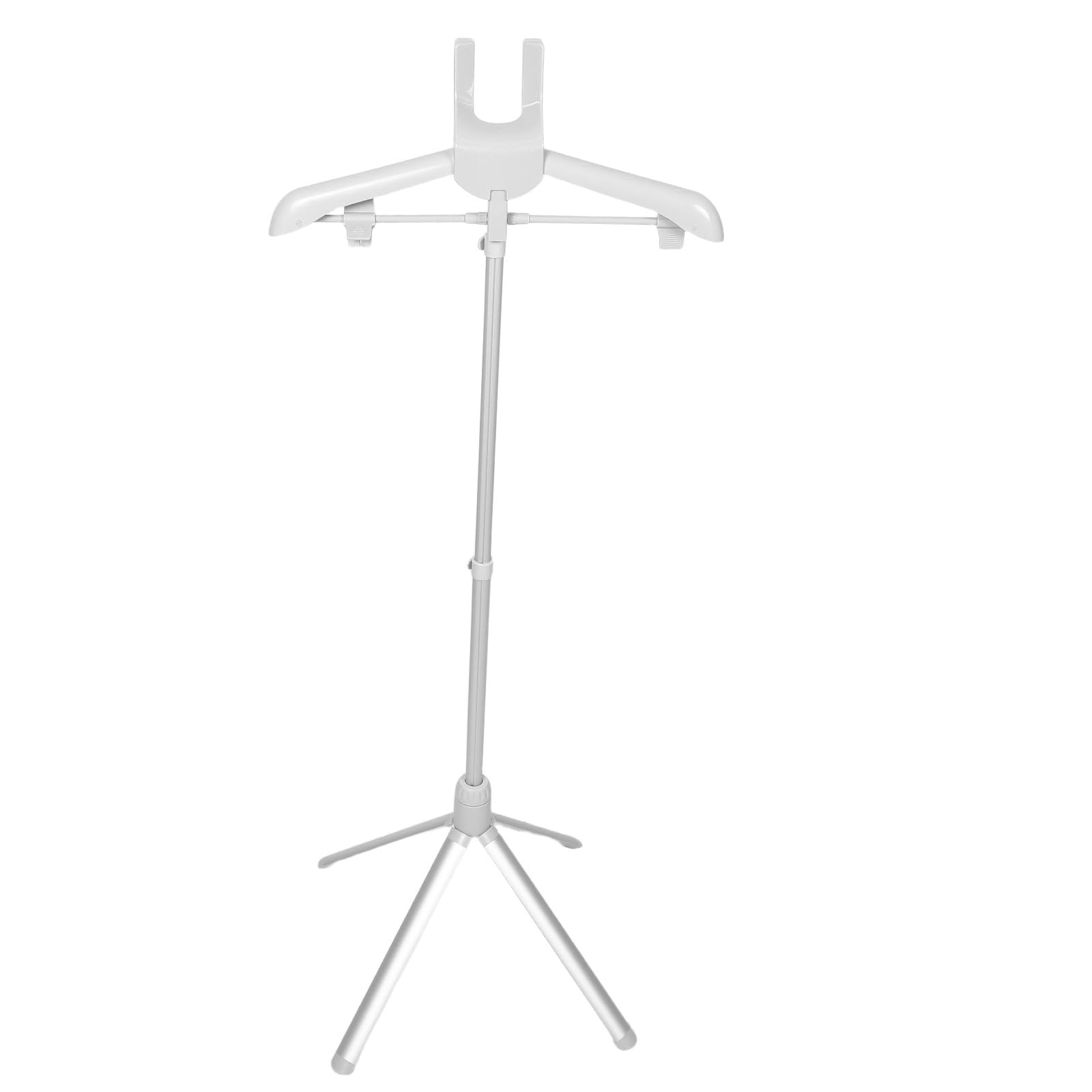 Support de défroisseur vapeur hauteur réglable avec clips intégrés pour vêtements