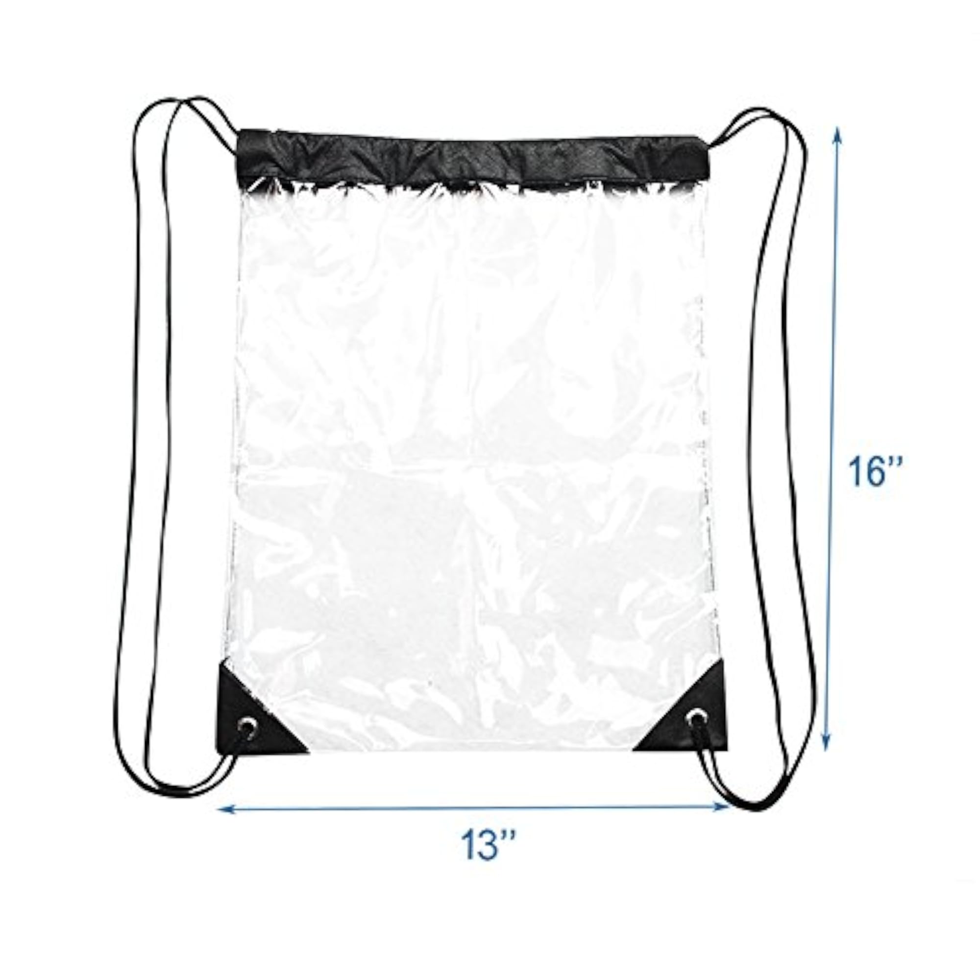 Clear Waterproof Drawstring Backpack