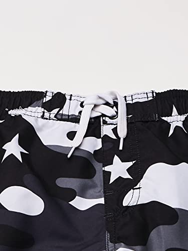 Kanu Surf boys Avalon Quick Dry Upf 50+ Beach Swim Trunks, Camo Flag Black, 10 12 US