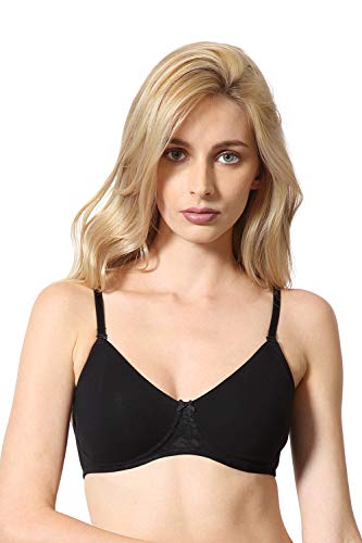 Image of Van Heusen Women's Everyday Cotton Bra|Medium Coverage|Non Padded|Non Wired|Seamless Moulded Cups|Anti Bacterial Tech| Keeps you Fresh|Sweat Absorbent|No Slip Soft Straps|Detachable Straps|Style 11001