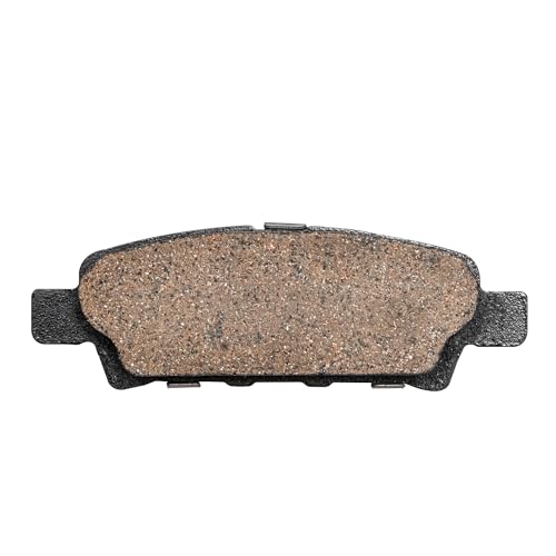 Image of Detroit Axle - Rear Brake Pads for Chrysler Sebring 200 Dodge Avenger Caliber Jeep Compass Patriot Mitsubishi Lancer Outlander, Ceramic Brake Pads w /Hardware Replacement