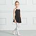Stelle Toddler Ballet Leotards for Girls,Dance Leotard for Girls,Camisole Toddler Ballet Outfit for Studio Outdoor Daily Wear, Black 6-7 Years