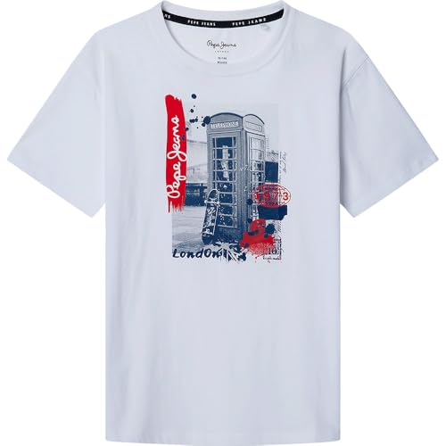 Pepe Jeans Albie t-shirt garçon en coton manches courtes mode enfant