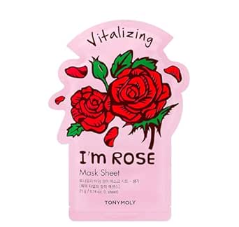Amazon.com: TONYMOLY I'm Real Rose Sheet Mask, Korean Skin Care Face ...