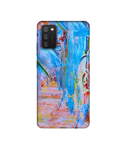 Image of Amazon Brand - Solimo Designer Light Multicolor Canvas 3D Printed Hard Back Case Mobile Cover for Samsung Galaxy M02s / F02s