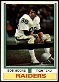 1974 Topps #168 Bob Moore Oakland Raiders (Football Card) EX Raiders Stanford