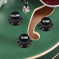 LyfLux Lot de 6 boutons en plastique pour guitare électrique, 2 boutons de contrôle du timbre, pour guitare électrique… - Les Beatles, Paul McCartney, John Lennon, RIngo Starr, George Harrison LyfLux Lot de 6 boutons en plastique pour guitare électrique, 2 boutons de contrôle du timbre, pour guitare électrique… – Image 6