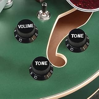 LyfLux Lot de 6 boutons en plastique pour guitare électrique, 2 boutons de contrôle du timbre, pour guitare électrique… - Les Beatles, Paul McCartney, John Lennon, RIngo Starr, George Harrison LyfLux Lot de 6 boutons en plastique pour guitare électrique, 2 boutons de contrôle du timbre, pour guitare électrique… – Image 6